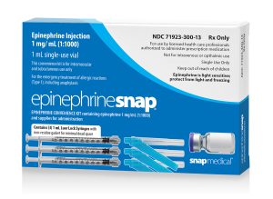 Epinephrine Snap package box front