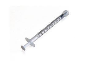 Non-Residue Gasket For Minimal Dead Space Syringe